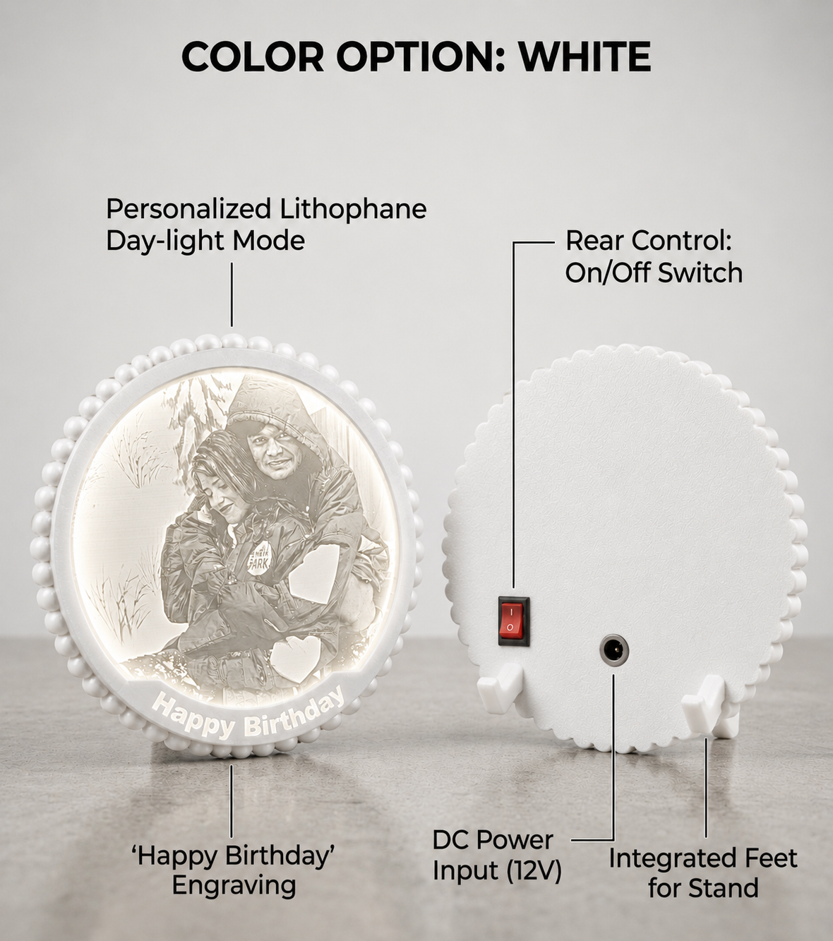 Customized Lithophane Lamp