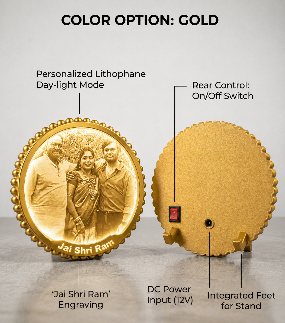 Customized Lithophane Lamp