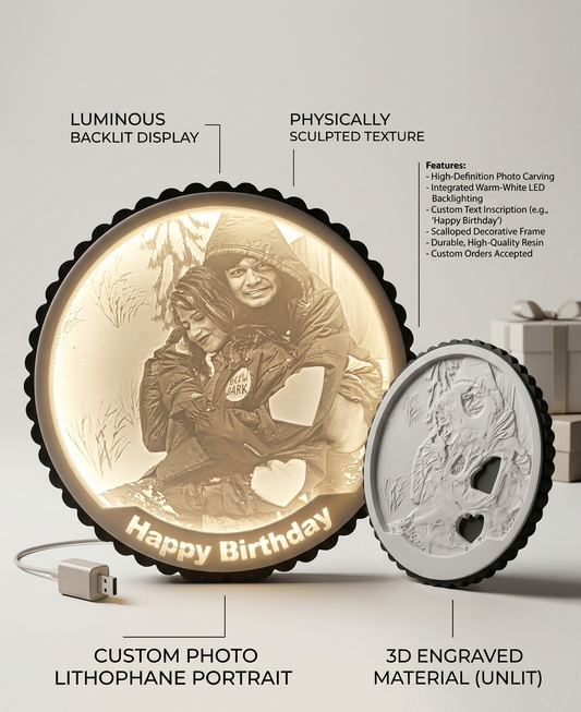 Customized Lithophane Lamp