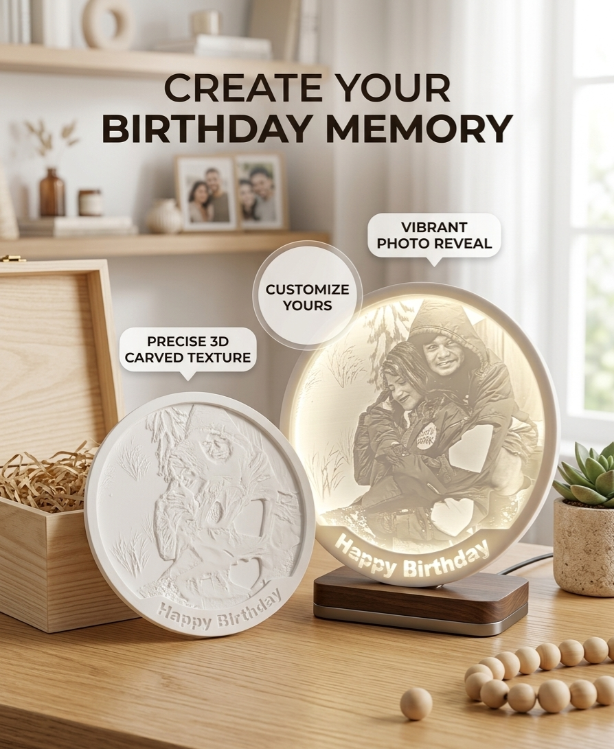 Customized Lithophane Lamp